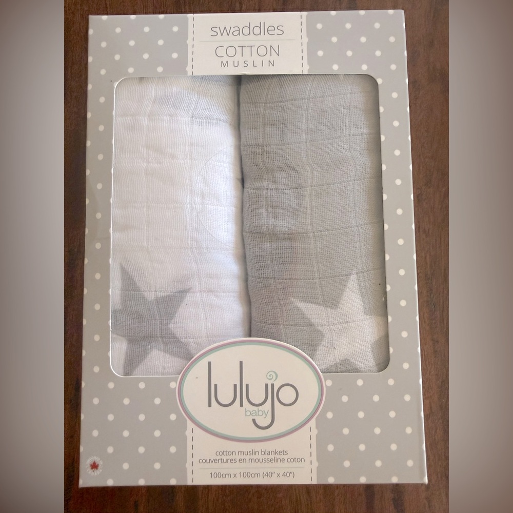 Lujujo Baby Swaddles. New! Box never open.